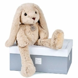 Histoire d’Ours Peluche Copains Câlins Lapin Beige 50 cm