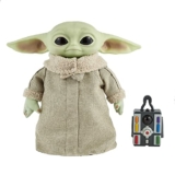 Star Wars – The Mandalorian – Figurine Peluche Animée et Sonore L’Enfant – Bébé Yoda – Corps Mou – Objet Collector – 28 cm – Cadeau dès 3 Ans, GWD87